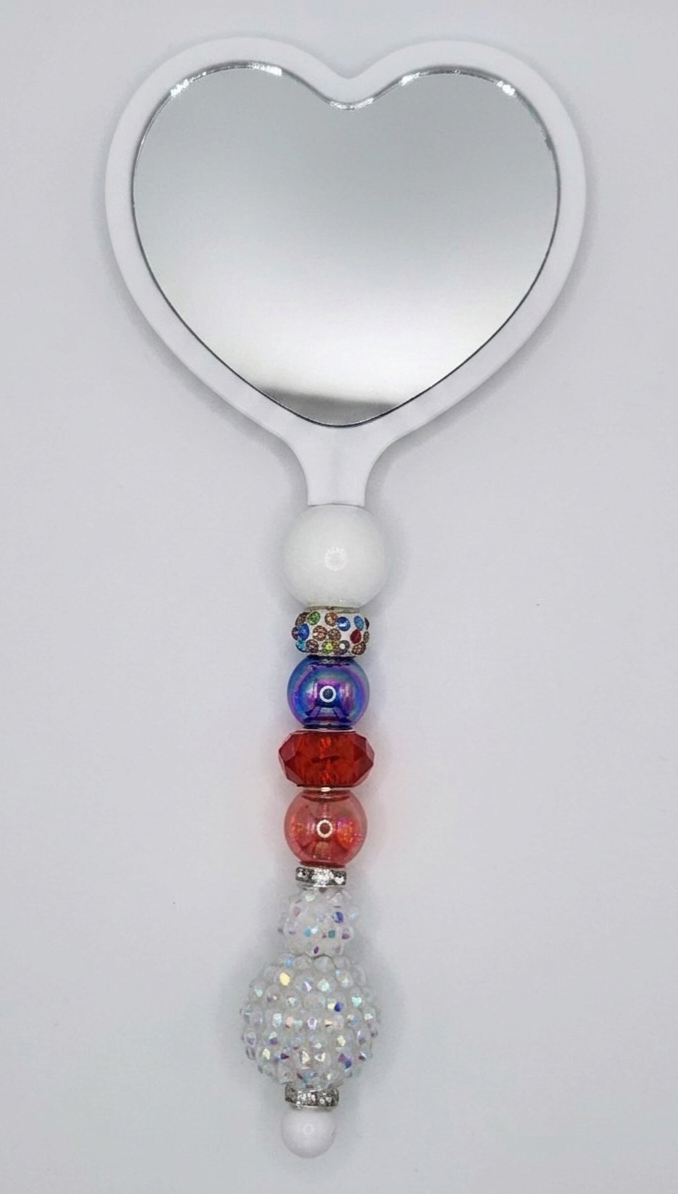 Olivia Sparkles "Star-Spangled Sparkle" 4th of July Matching Pen and Mirror Set