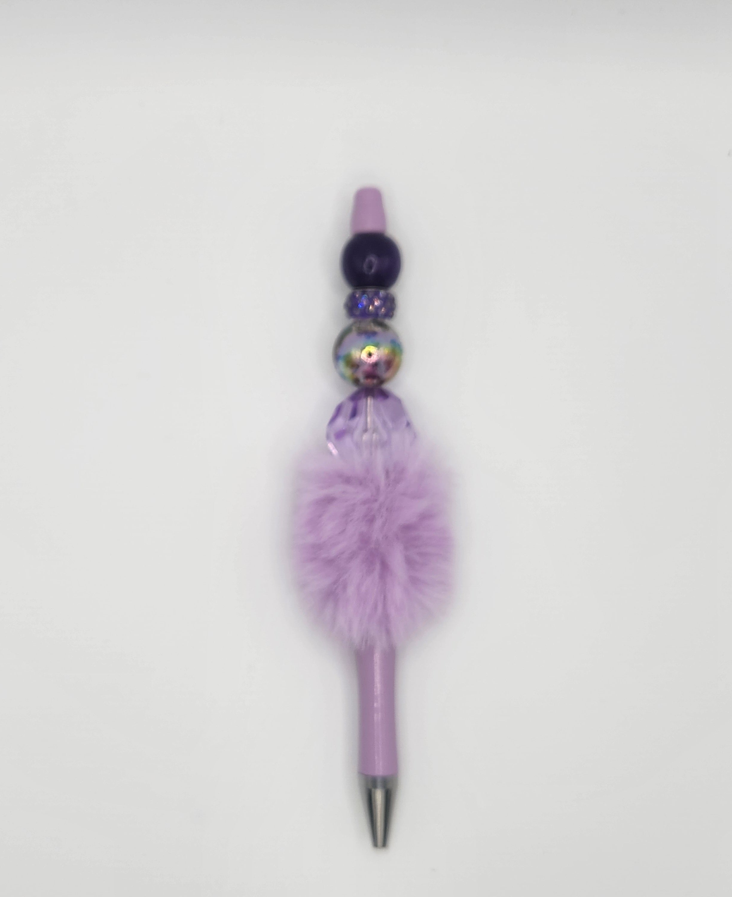 Olivia Sparkles "Lavender Luxe" 3-Piece Matching Set- Pen, Hand Mirror  and Box Cutter