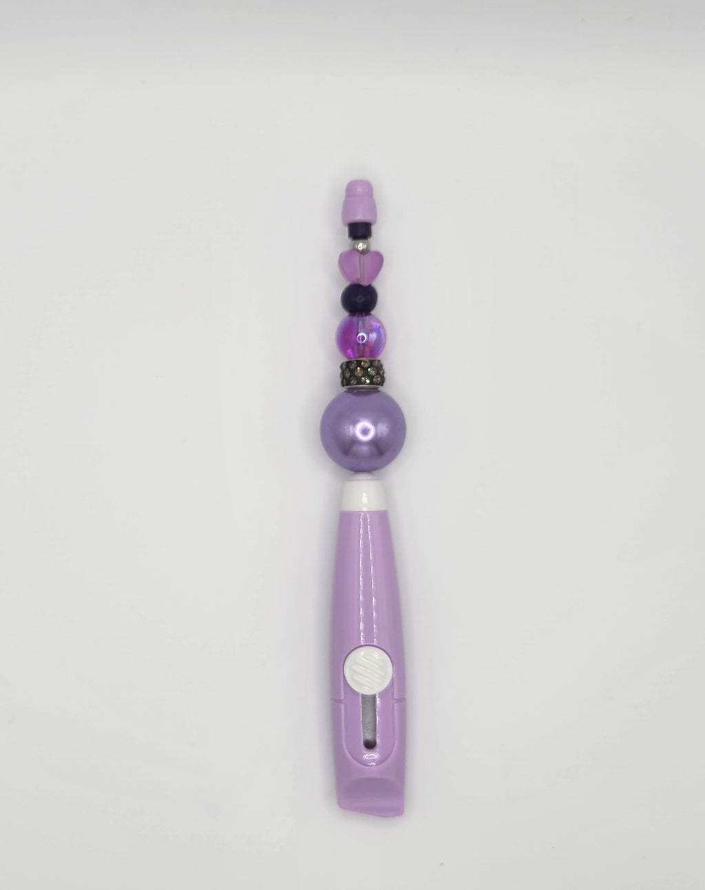 Olivia Sparkles "Lavender Luxe" 3-Piece Matching Set- Pen, Hand Mirror  and Box Cutter