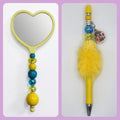 Olivia Sparkles "Sunshine &; Stars" Custom Matching Set Pen and Mirror