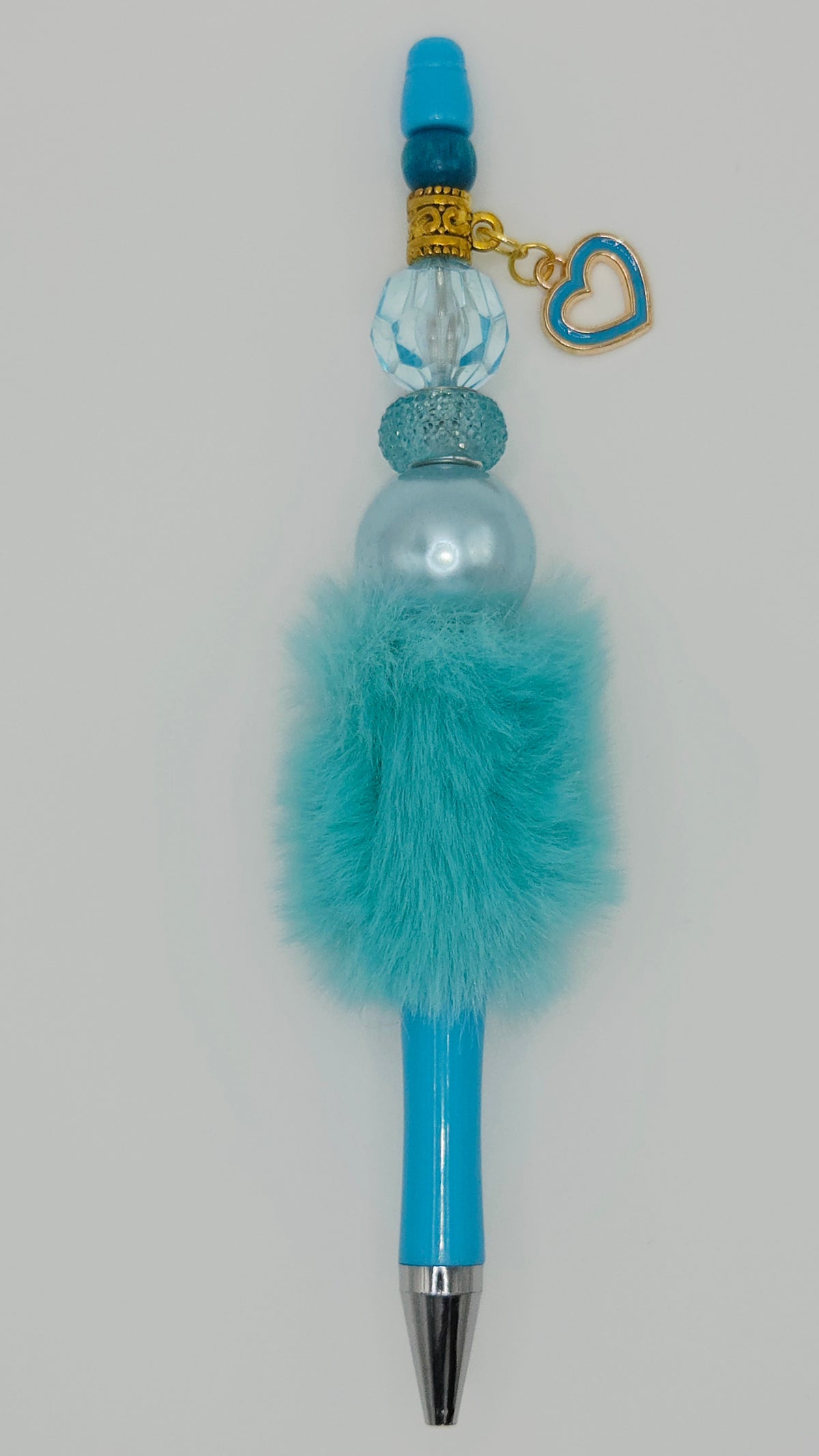 "Ocean Heart Fluff" Olivia Sparkles Pen
