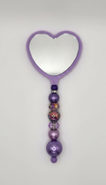 Charming Butterfly Beaded Heart Mirror - By Olivia SHOP