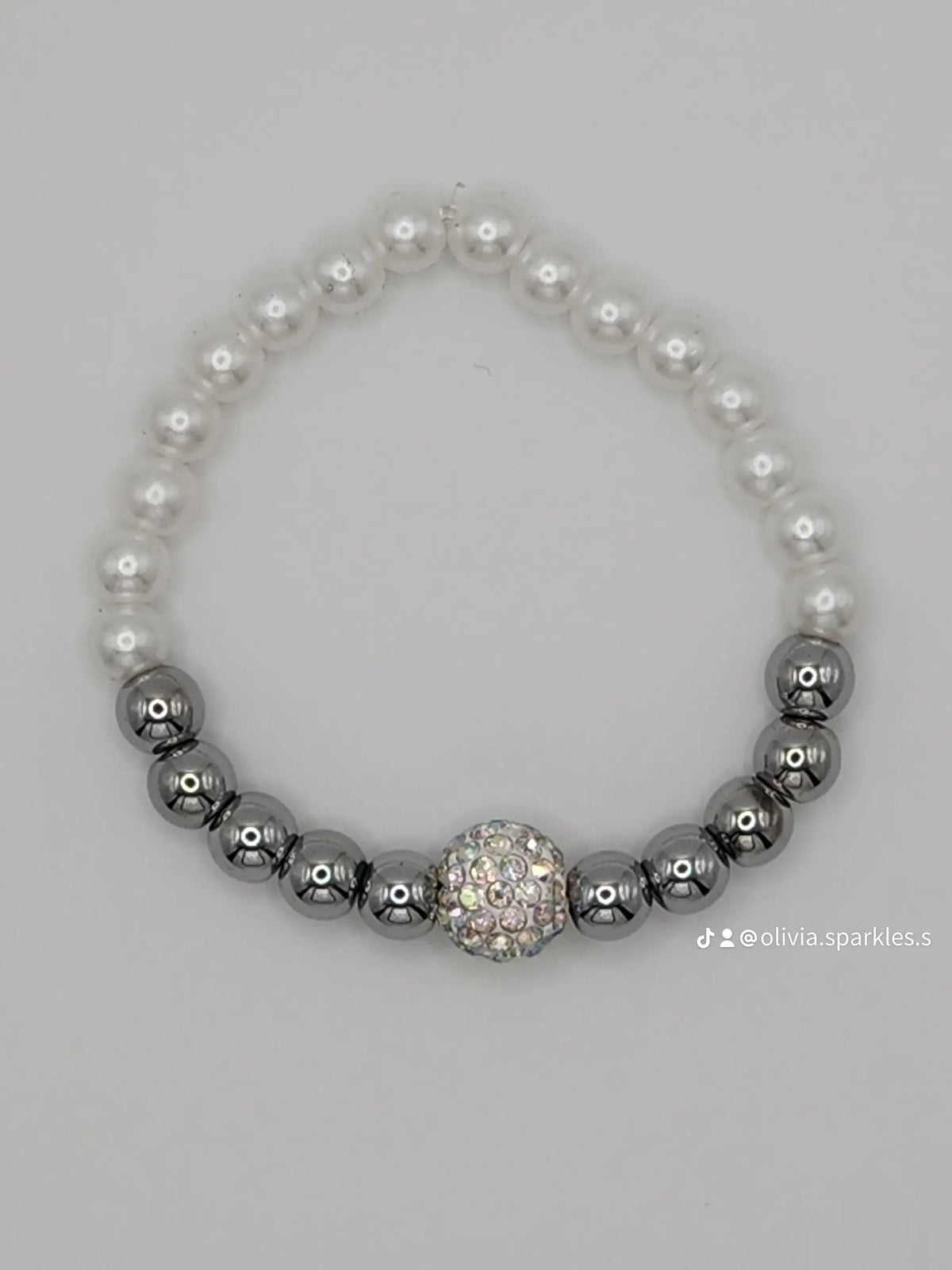 Midnight Glamour Hematite Bracelet