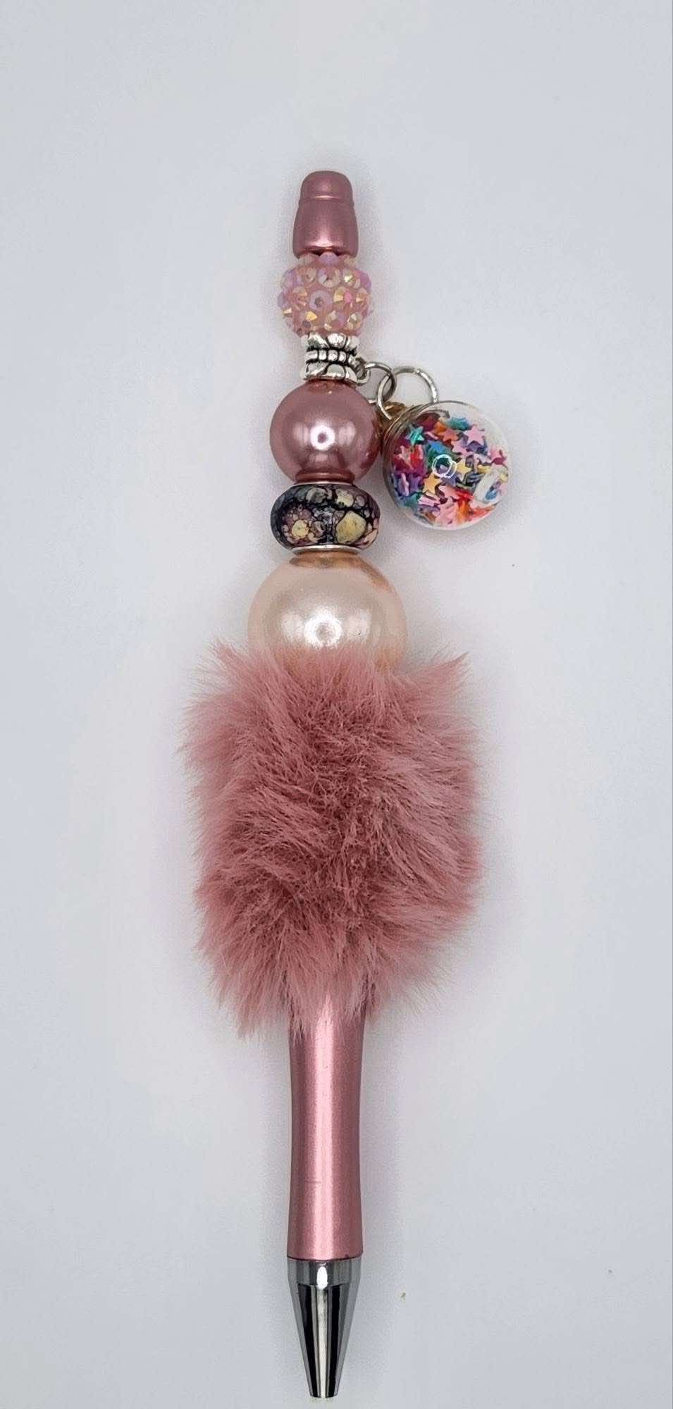 Olivia Sparkles One-of-a-Kind Jeweled Pompom Pen – 6""From your desk to your dress, find your spark!