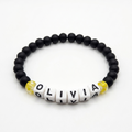 Custom Sprayberry Yellow Jackets Name Bracelet *see delivery instructions under description