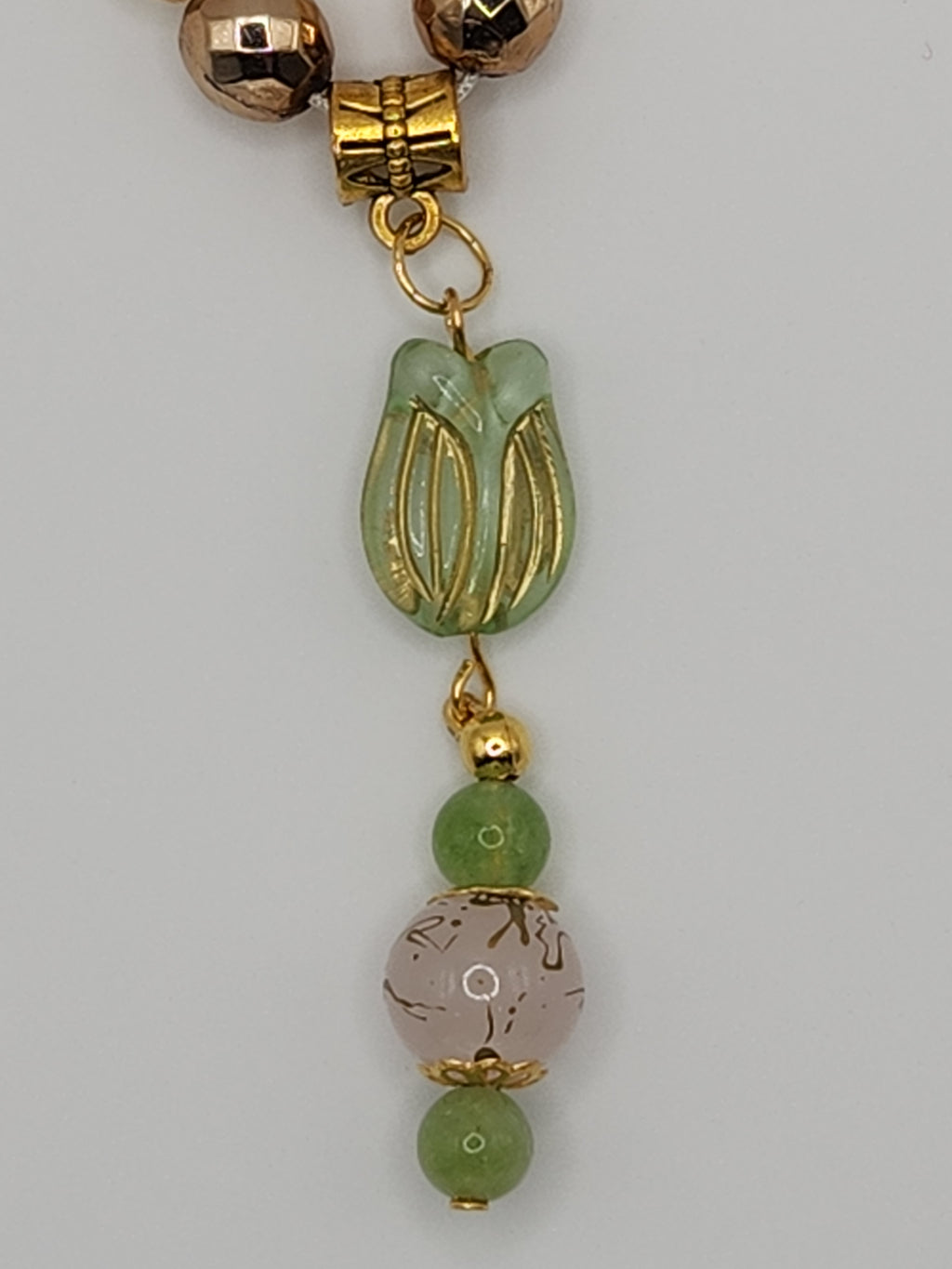 Golden Hour Beaded Phone & Purse Charm