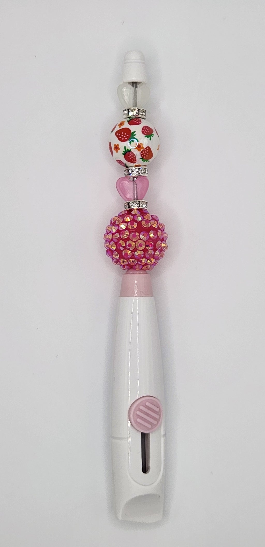 Strawberry Sweetheart Beaded Box Cutter (Glow-in-the-Dark!)
