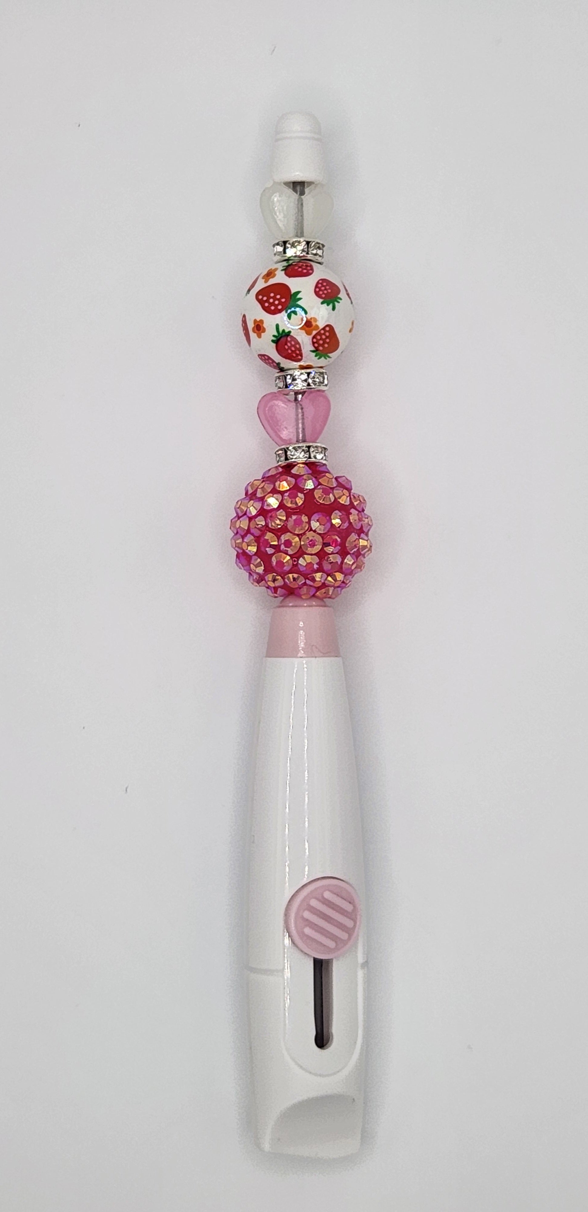 Strawberry Sweetheart Beaded Box Cutter (Glow-in-the-Dark!)